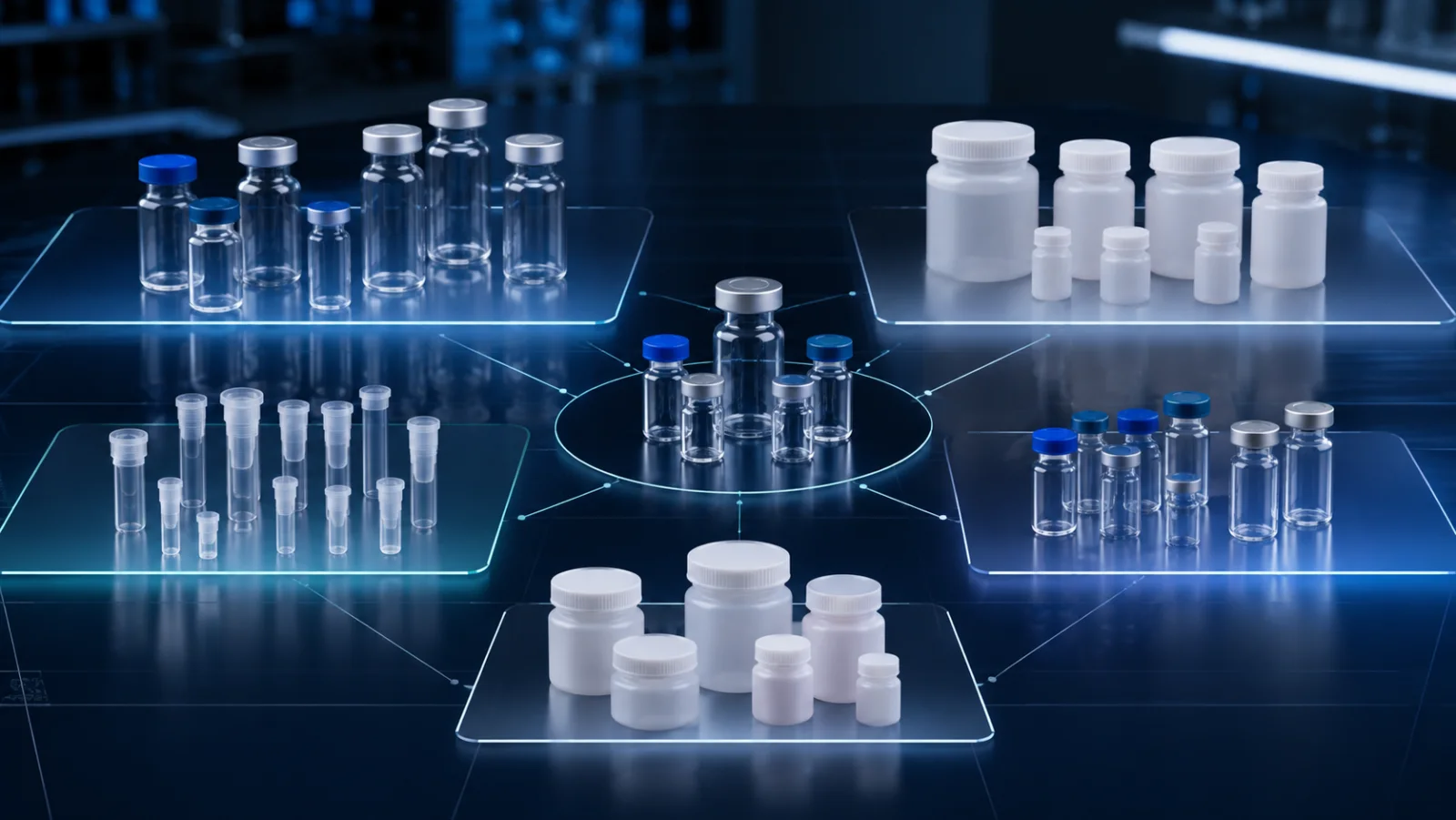 Research materials organized into a clear laboratory taxonomy